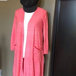 Lularoe XS Sarah Coral Pink NWT